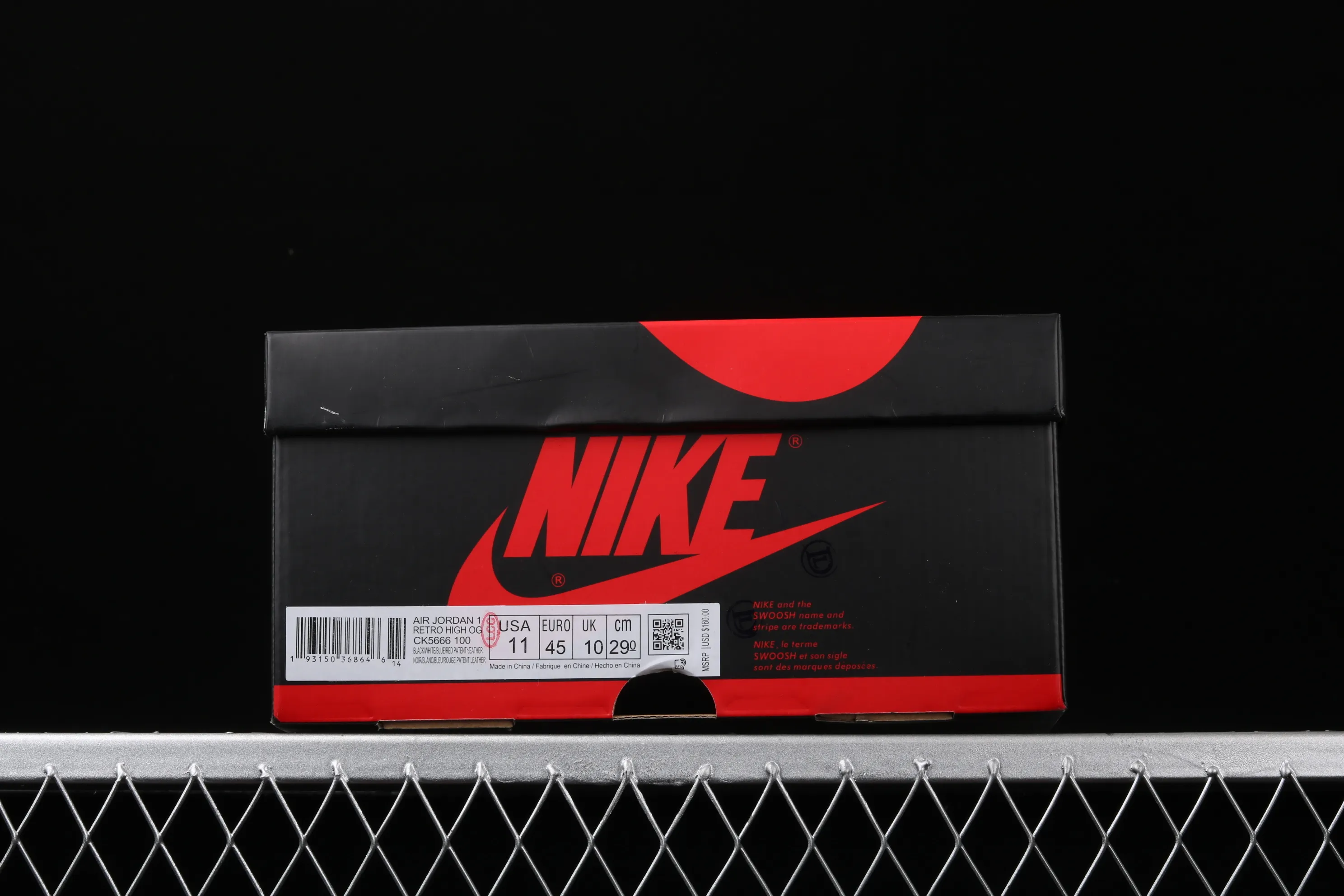 All categories Air Jordan Jordan series basketball shoes Air Jordan 1 High Air Jordan 1 "Fearless" AJ1 Joe 1 high top red and blue patent leather CK5666-100